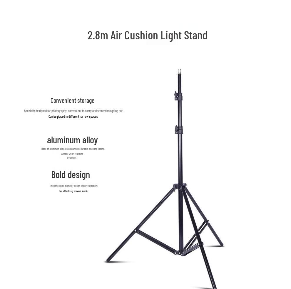 8-Mark Ankang Fish Magic C-Type Leg Light Stand with Thickened Stainless Steel Crossbar and Adjustable Arm