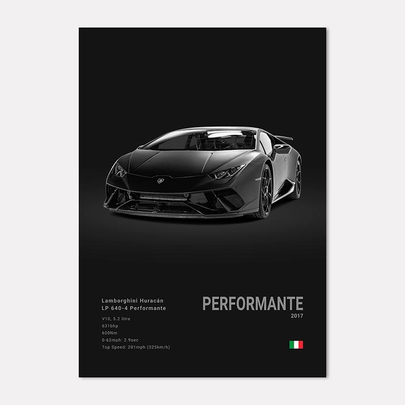 Famous Cars LP 640 Canvas Wall Art Print Poster Aventador URUS VENENO Decoration Mural Modern Home Decor Birthday Gift Unframed