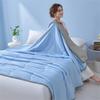 2026 Air Condition Comforter for Summer Pure Color Ice Silk Cooling Blanket Lightweight and Smooth Summer Cold Quilt Cooling Blanket for Bed