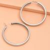 Fashion Daily Matching Geometric Large Circle Earrings Femininity Exaggerated Trend Design Sense Round Earrings Women