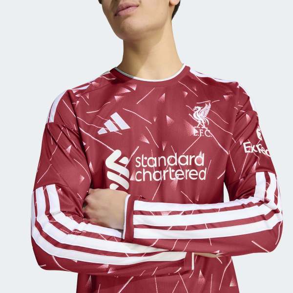 adidas Liverpool Fc 26 27 Long Sleeve Home Jersey Kb8268