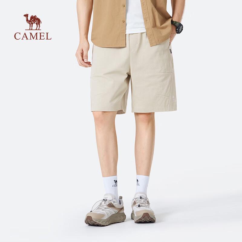 Camel Women's Casual Pure Cotton Knit Shorts
