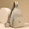 Multifunctional Chest Bag Women Travel Backpack Solid Color Shoulder Bag
