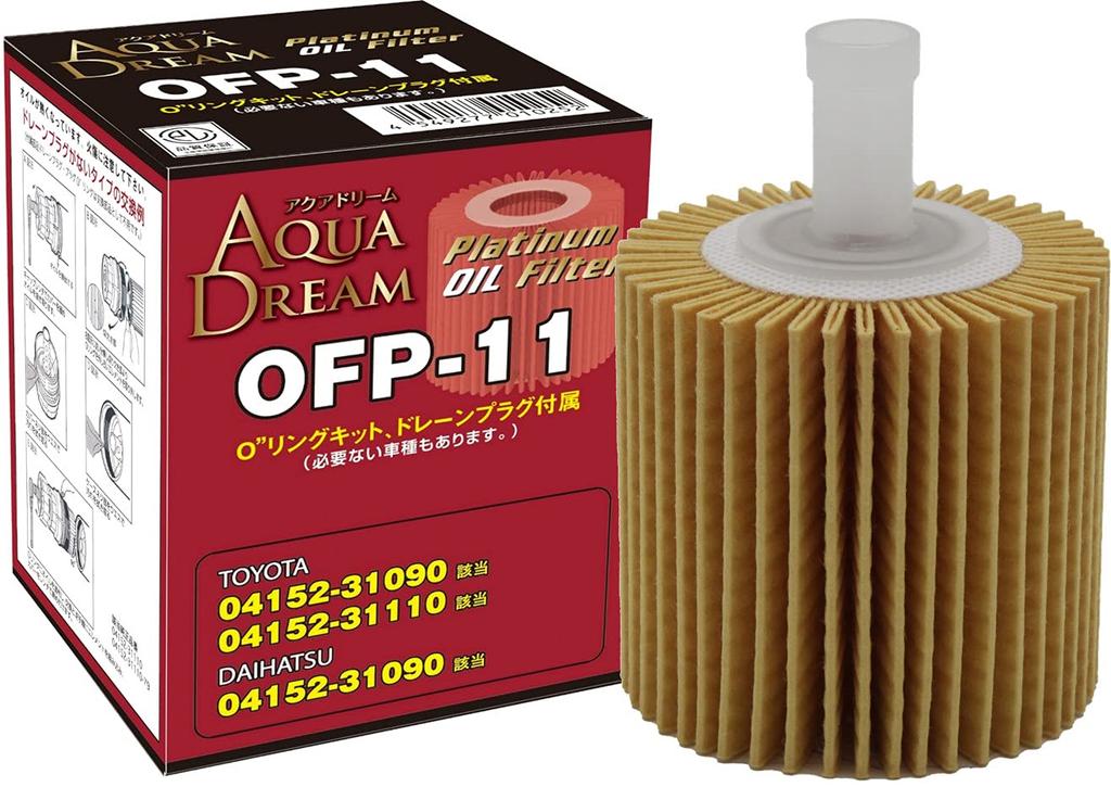 Aqua Dream AD-OFP-11 Automobilfilter Platin, Für Toyota 04152-31090, Daihatsu