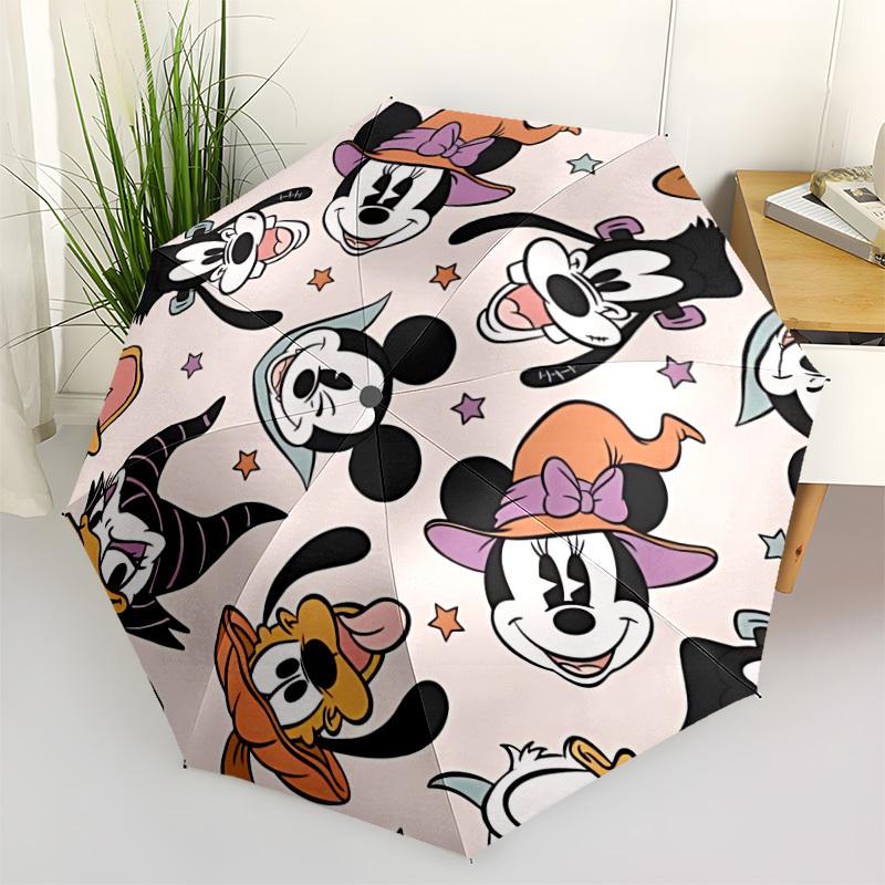 1pc Halloween Disney Characters 8-Rib Automatic Folding Umbrella, Portable & Foldable, All-Season Portable Umbrella for Women & Men Y250726021