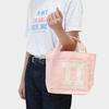 Marimekko MONO MINI SOLID Tote Bag, Women's, Pink, 94153 094153 418, Scandinavian Design [Parallel Import]
