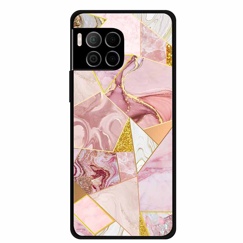 For T-Mobile REVVL 7 Pro Case Revvl7 Pro Luxury Soft Silicone Phone Case for T Phone 2 Pro 5G Gradient Color Marble Funda Bumper
