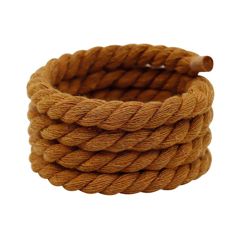 1Pair Round Shoelaces Colorful 1CM Thicker Cotton Shoelace Running Sneakers Laces 100/120/140/160CM Boots Shoe laces Shoes