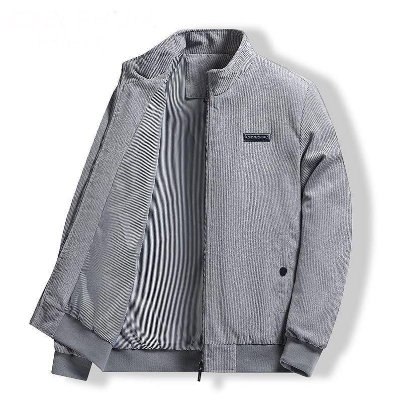 

Мужская вельветовая куртка с флисовой подкладкой, со стойкой, с хлопковой набивкой - осенне-зимнее рабочее пальто M (80-100 kg)