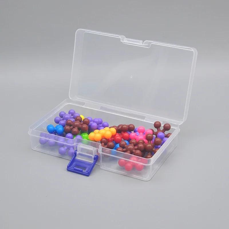 5 Pcs Transparent Lockable Plastic Storage Box Small Object Organizer Fishing Gear Accessories Case