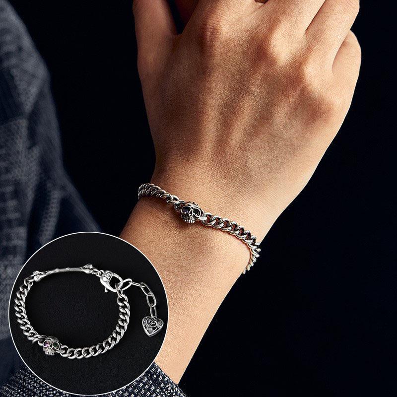 Retro Braided Open Bangle: S925 Silver Plated Unisex Bracelet - Trendy Heavy Industry Design
