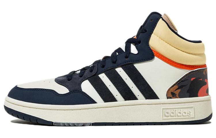 Adidas Hoops 3.0 Mid  Черный Айвори Камуфляж  HP6911 36⅔
