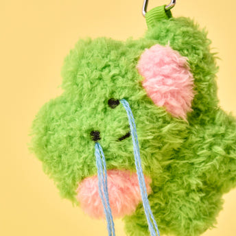 LINE FRIENDS MININI Crying Lenini Plush Doll Keychain