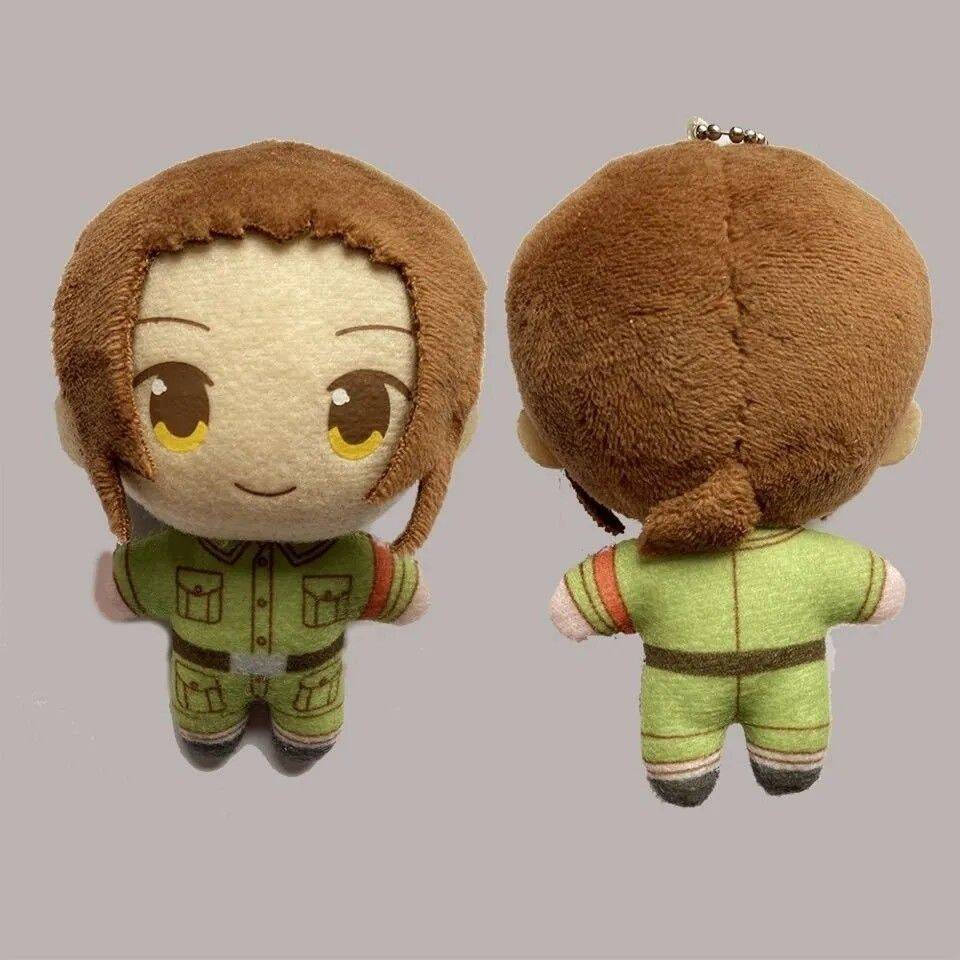 10cm Stuffed Hetalia Arthur Kirkland Plushie Doll Axis Cosplay Powers Plush Decorative Backpack Pandent Doll Toys Gifts