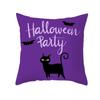 Halloween decorative cushion funny cat pillow sleeve is suitable for home living room sofa waist cushion bedroom decoration