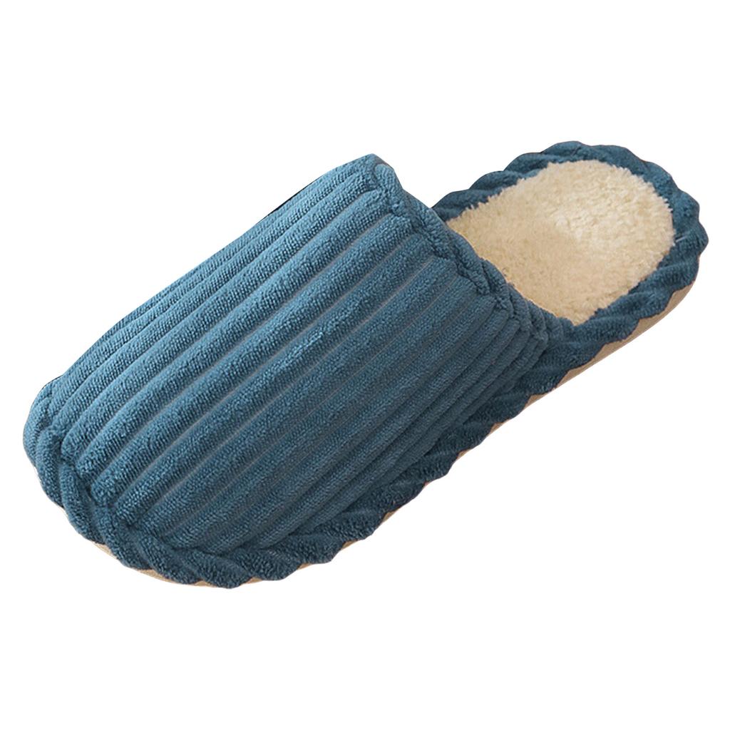 Women's Fleece Lined Indoor Slippers Warm And Thickened Casual Cotton Slippers Plush Cotton Womens Memory Foam Slippers Size 8