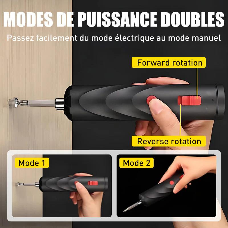 Electric Screwdriver Battery Rechargeable Cordless Screwdriver Powerful Impact Wireless Screwdriver Drill Electric Screw Driver