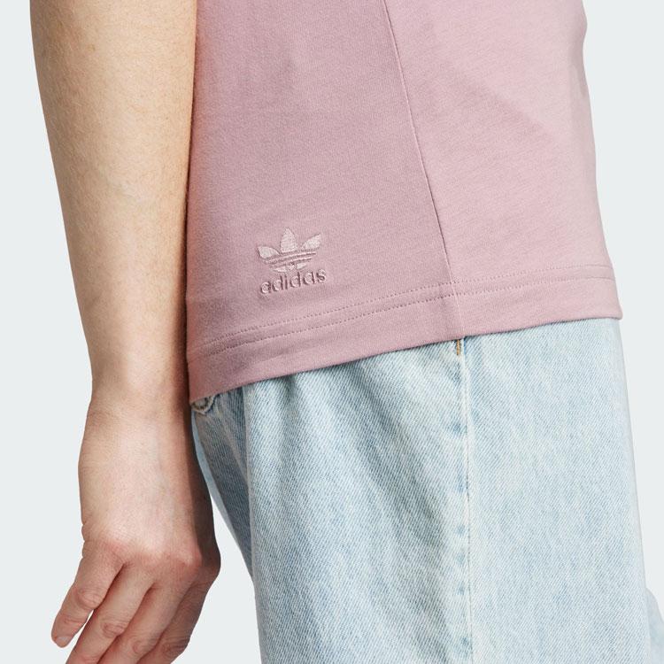 Adidas Originals Graphic Tee Cartoon Logo Print Sports Short Sleeve T-Shirt Women Tops Magical-Purple Pink IN4127