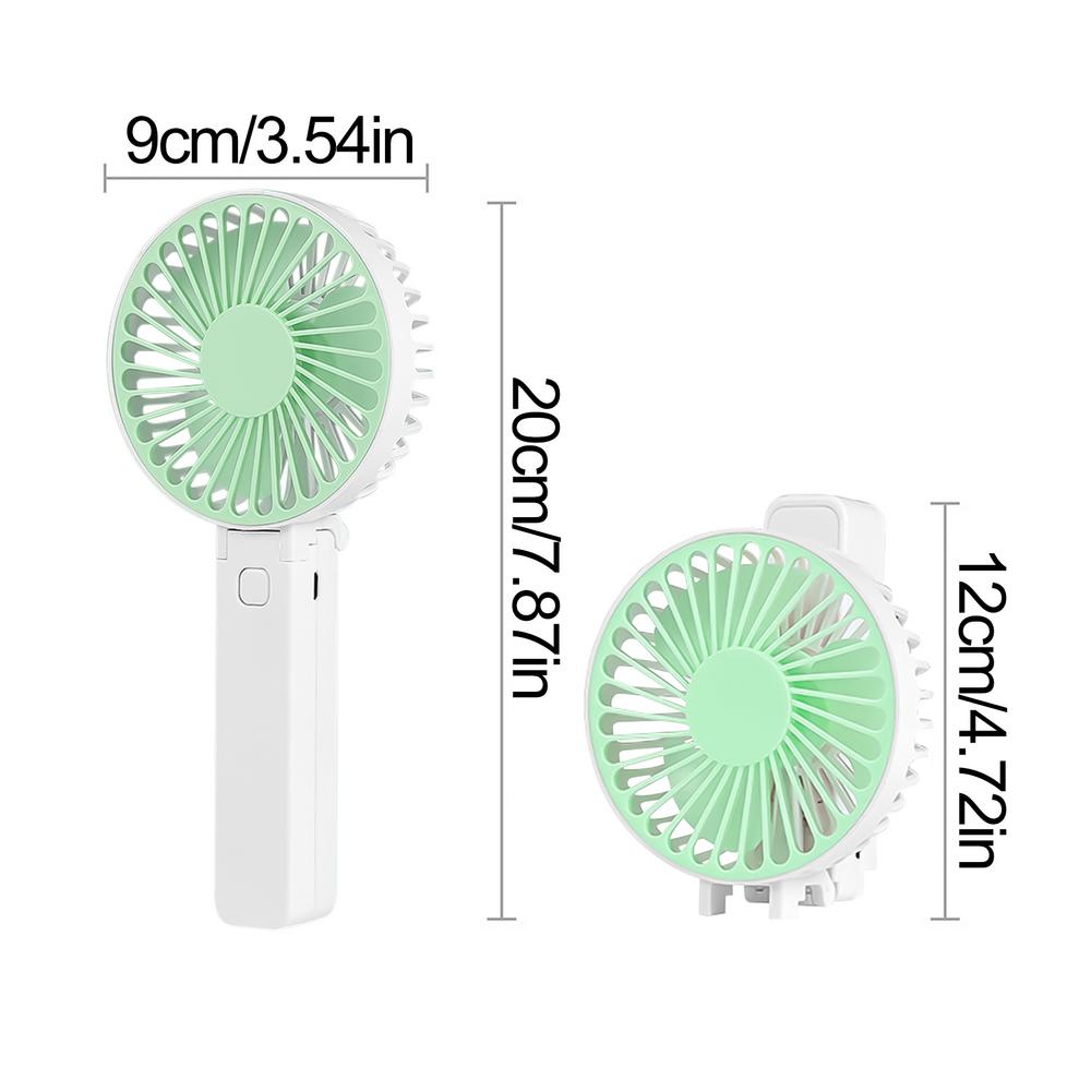 Portable Folding Desk Fan Personal Hand Fan 180 Degree Foldable Fan Small Personal Rechargeable Handheld Fans For Beach Outdoor