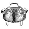 Stainless Steel Steamer Basket, Vegetable Steaming Basket, Pot Steamer Rack, Rice Cooker Basket, Easy Steaming Plate for Placing On a Pot, Basket, Net