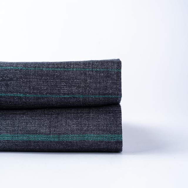 Sustainable Skin-friendly Woven Linen Stripe Fabric In Sock 156gsm 137CM Easy-care Pure Stripe Linen Fabric for Shirt Clothes