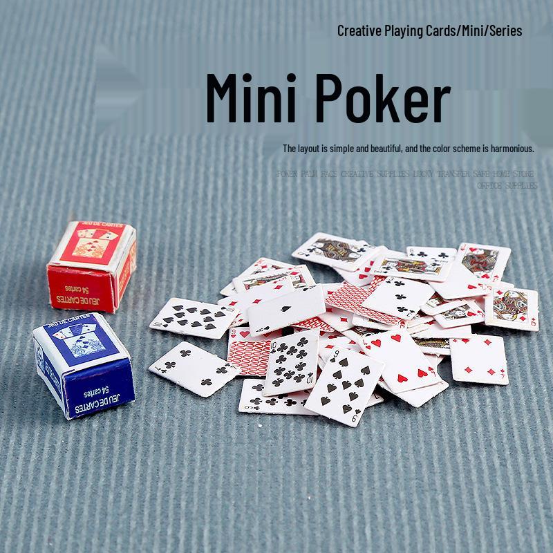 Cărți de Joc Noutate Mărime Unghie Mini - Stil Douyin