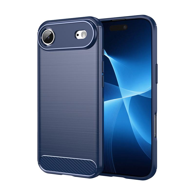 For iPhone 17 Air Case Anti-knock Soft Silicone Carbon Fiber Back Cover For iPhone 17 Air 17 Pro Max Case For iPhone 17 Air Case