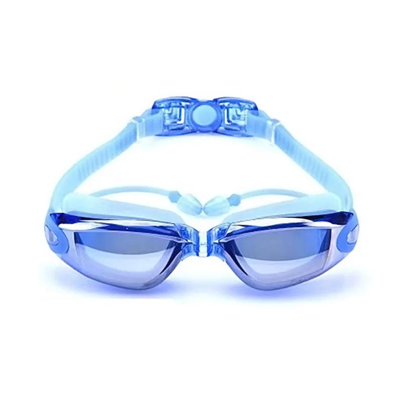 Swimming Goggles Adult Pool Glasses Anti Fog Men Women UV Protection Optical Waterproof Swim Eyewear with Earplugs2