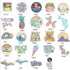 50XPC  Sticker Luggage Refrigerator Phone Water Cup Waterproof Sticker