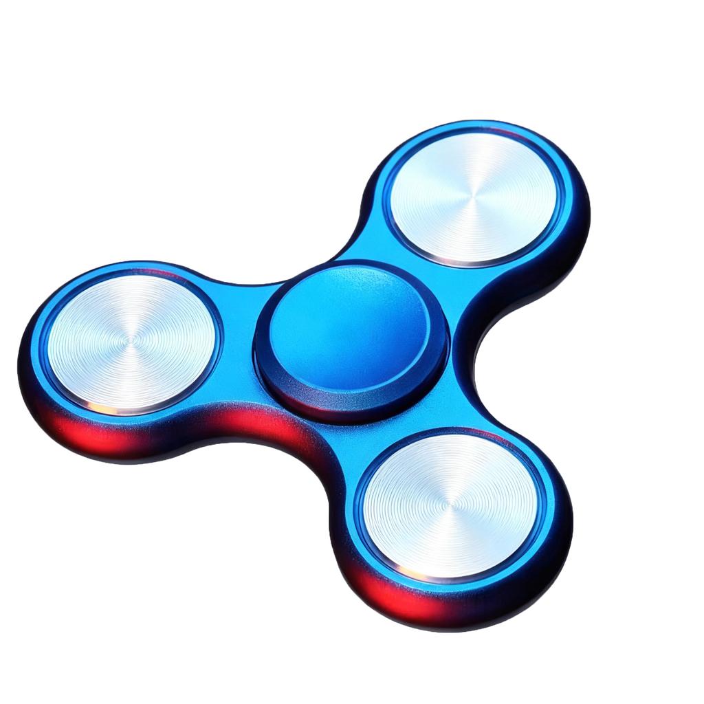 Fingertip Gyro Leaker Aluminum Alloy Finger Gyro Stainless Steel Big Three Magical Decompression Spinning Toy