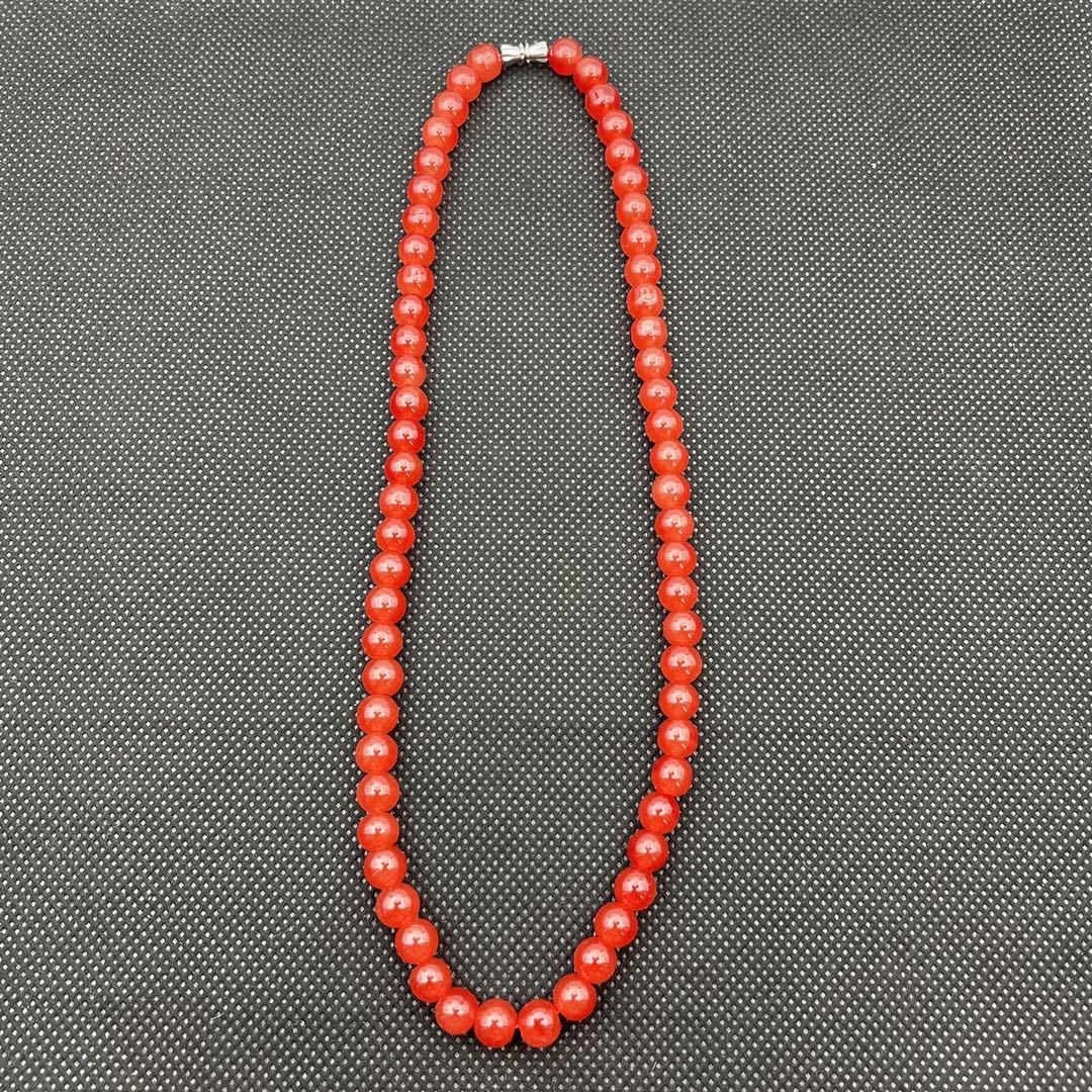 

Ожерелье из имитации нефрита Дунлин, круглые бусины из малазийского нефрита, женское нефритовое ожерелье цвета шпината, живой отбор — это взрыв