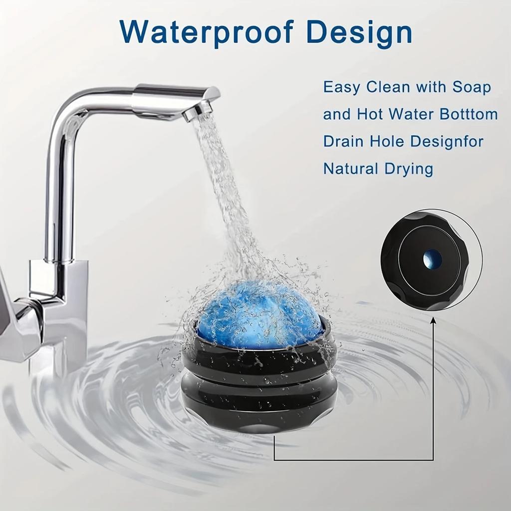 1 stk Håndholdt massasjeball for dypvevsmassasje, Brukes for å avslappe muskelhinnene i nakke, skuldre og rygg