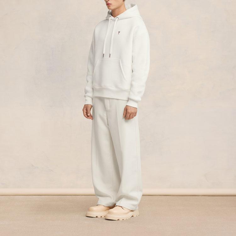 AMIPARIS FW23 Heart Cotton Loose Hoodie Unisex hoodies Off-White SPUSW217740-150