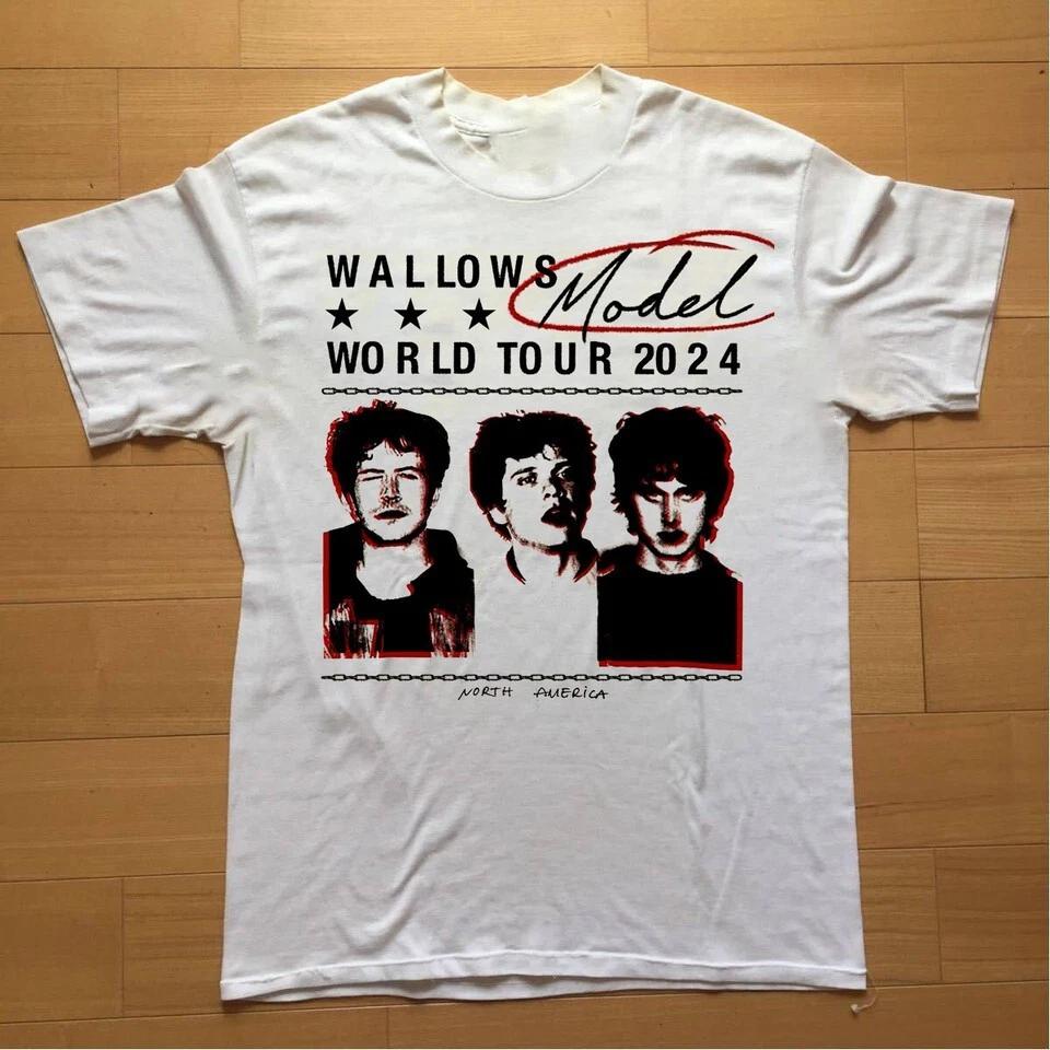 Плакат мирового тура Wallows Модель Унисекс Футболка Все размеры CS356 2XL
