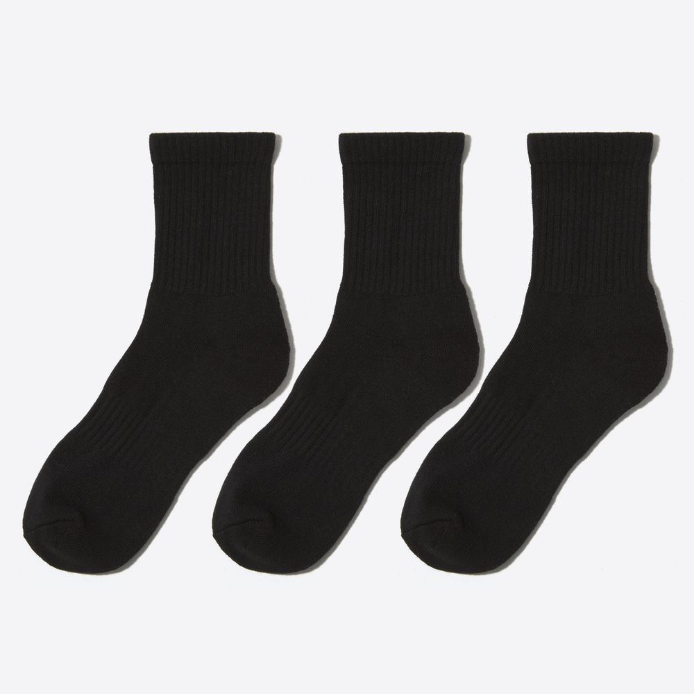 [Standard] Sports 3-Pack Middle Socks HPAO3EA925