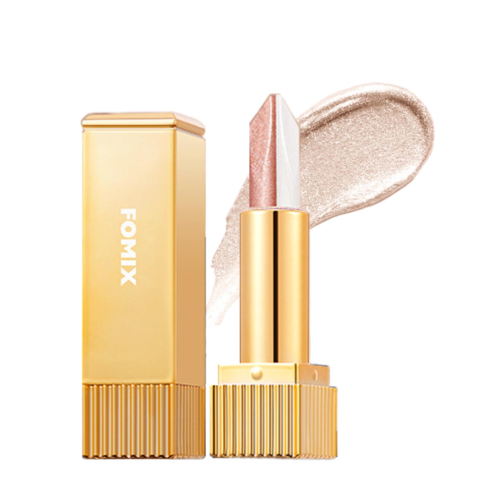 

[One-Step Gradient Makeup] 2-Color Eyeshadow Stick - Water and Sweat Resistant, Beginner-Friendly, Pearl & Matte, High Color Payoff, Long-Lasting,