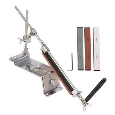 Messerschärfer-Set Edelstahl Professionelles Küchen-Kochmesser-Schärfsystem mit 4
