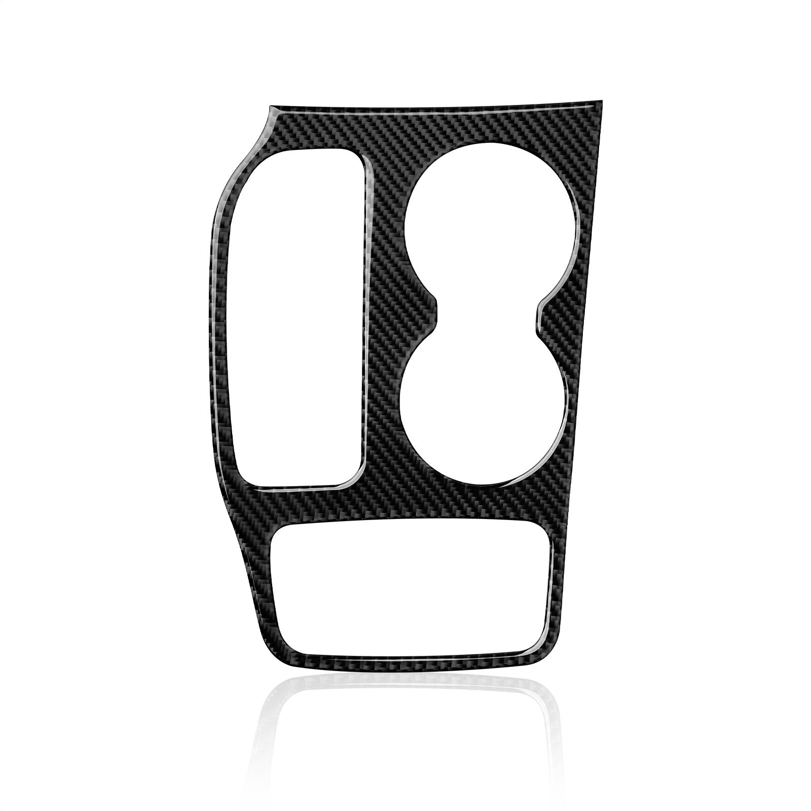 

Углеродное волокно для 2016-Jeep Grand Cherokee аксессуары автомобильная панель переключения передач центральная консоль держатель чашки крышка накладка чёрный