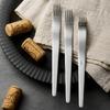 Edelstahl Obstgabel, Hochwertiges Gefühl, Kuchen- und Dessertgabel, Haushalts-Lebensmittelqualität, Minimalistischer Stil, Kleine Gabel, Obstspieß
