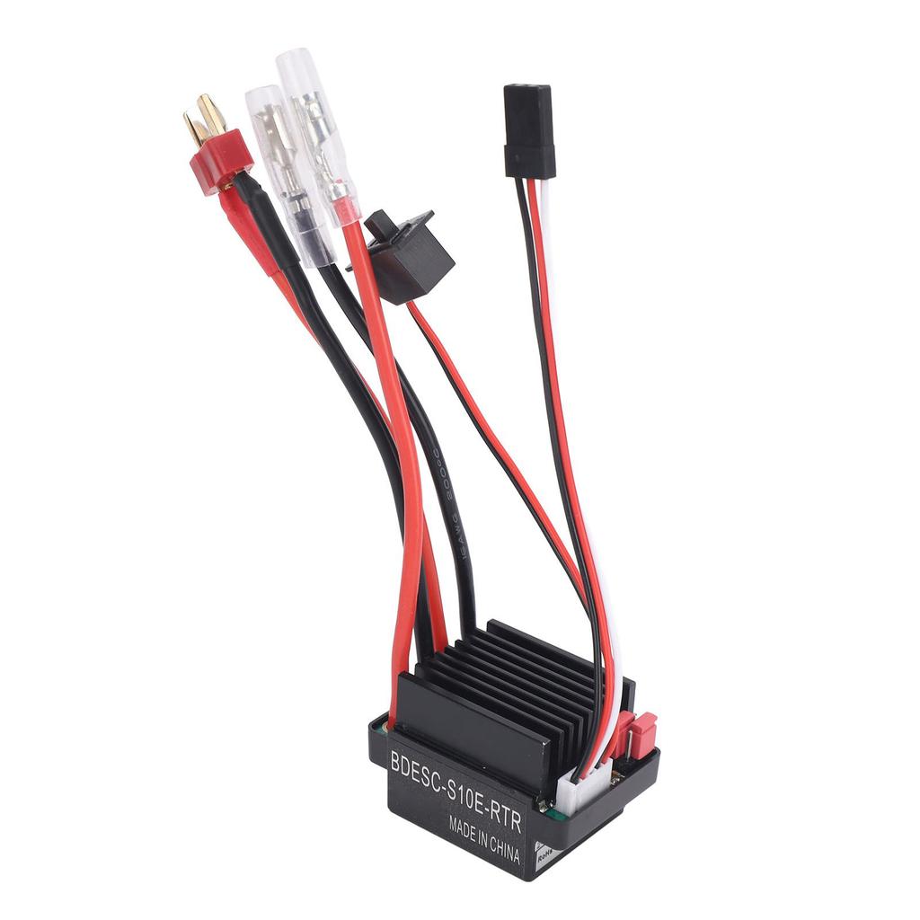 Controlador de Velocidade ESC 60A Escovado Bidirecional Plug T Profissional ESC Controlador Eletrônico de Velocidade para Carro Barco