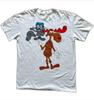 Rocky und Bullwinkle Zeichentrick Gruß Weiß Baumwolle Vollgröße S-5XL Unisex T-Shirt