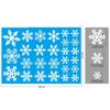 Snowflake Electrostatic Snowflake Sticker Anti-collision Reusable Snowflake Window Sticker PVC Xmas Glass Sticker Home Decals