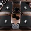 ZPMG6 For Skoda Octavia A7 Vrs Fabia Superb Rapid Kodiaq Karoq Car Front & Rear Automotive Carpet Non-slip Floor Mat Auto Accessories