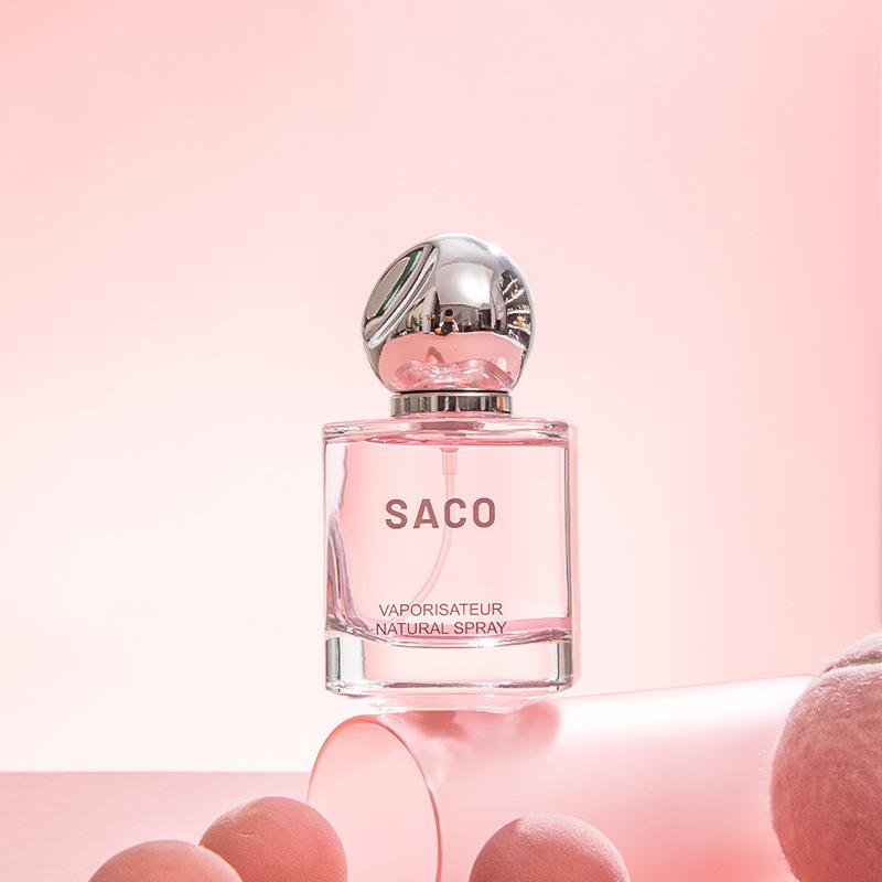 Women's Pink Crystal Diamond Perfume Lasting Fragrance To Stay Students Fresh and Natural 50ML Niche Premium Fresh Lasting Fragrance Gift for Friends