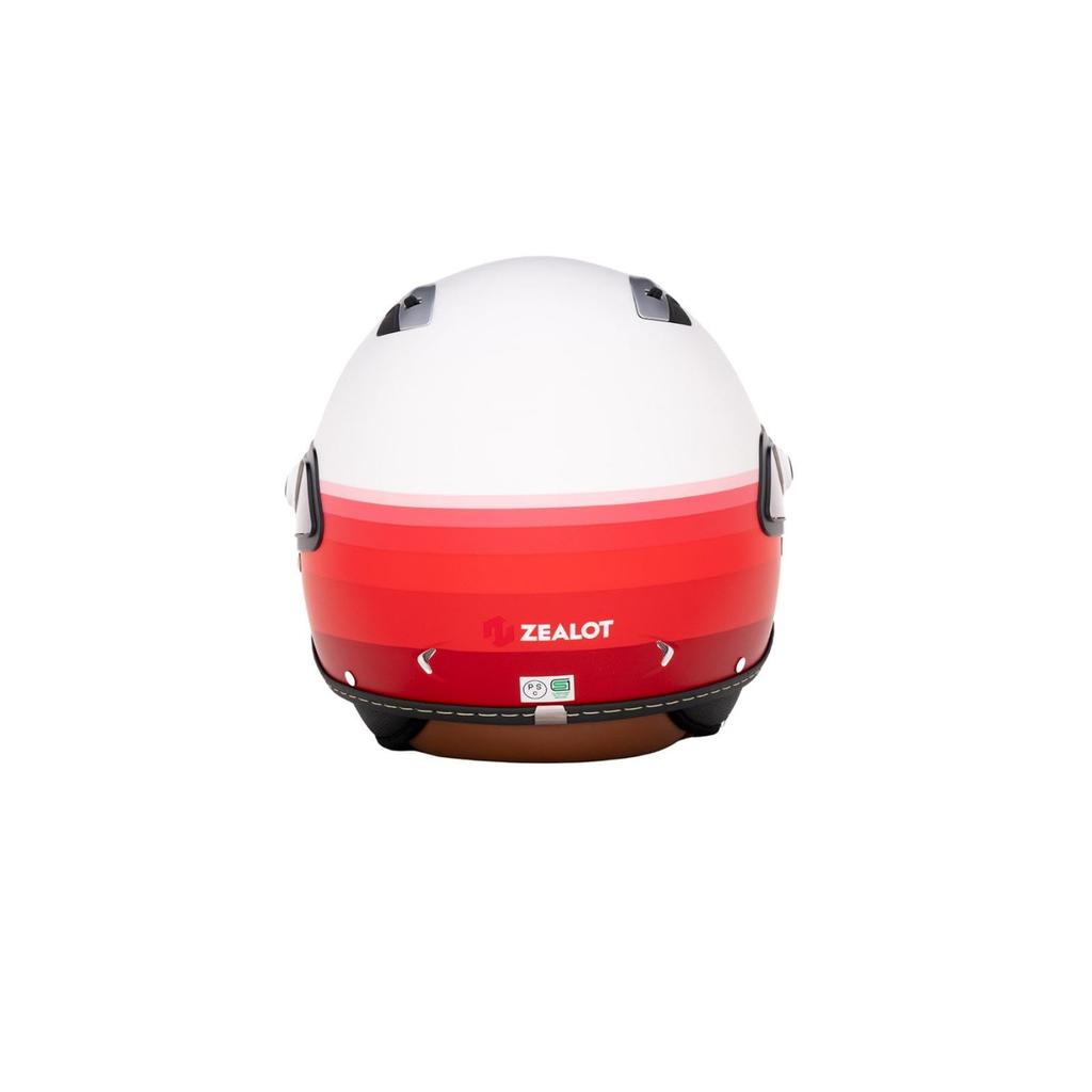 ZEALOT Zillide 2 Inner Shield Matte XS Jet, White/Pink, Size, 51-52cm (JR0017/XS)