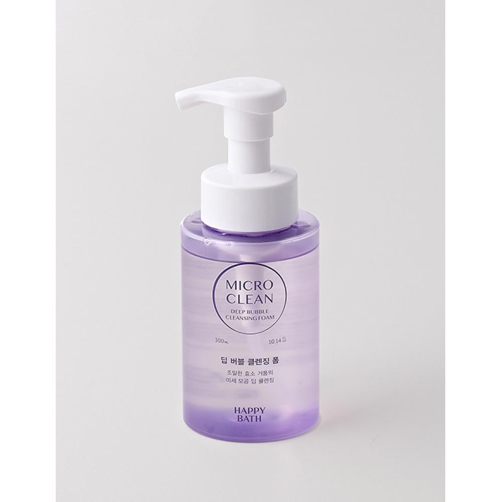 Happy Bath Micro Clean Deep Bubble Cleansing Foam 300ml