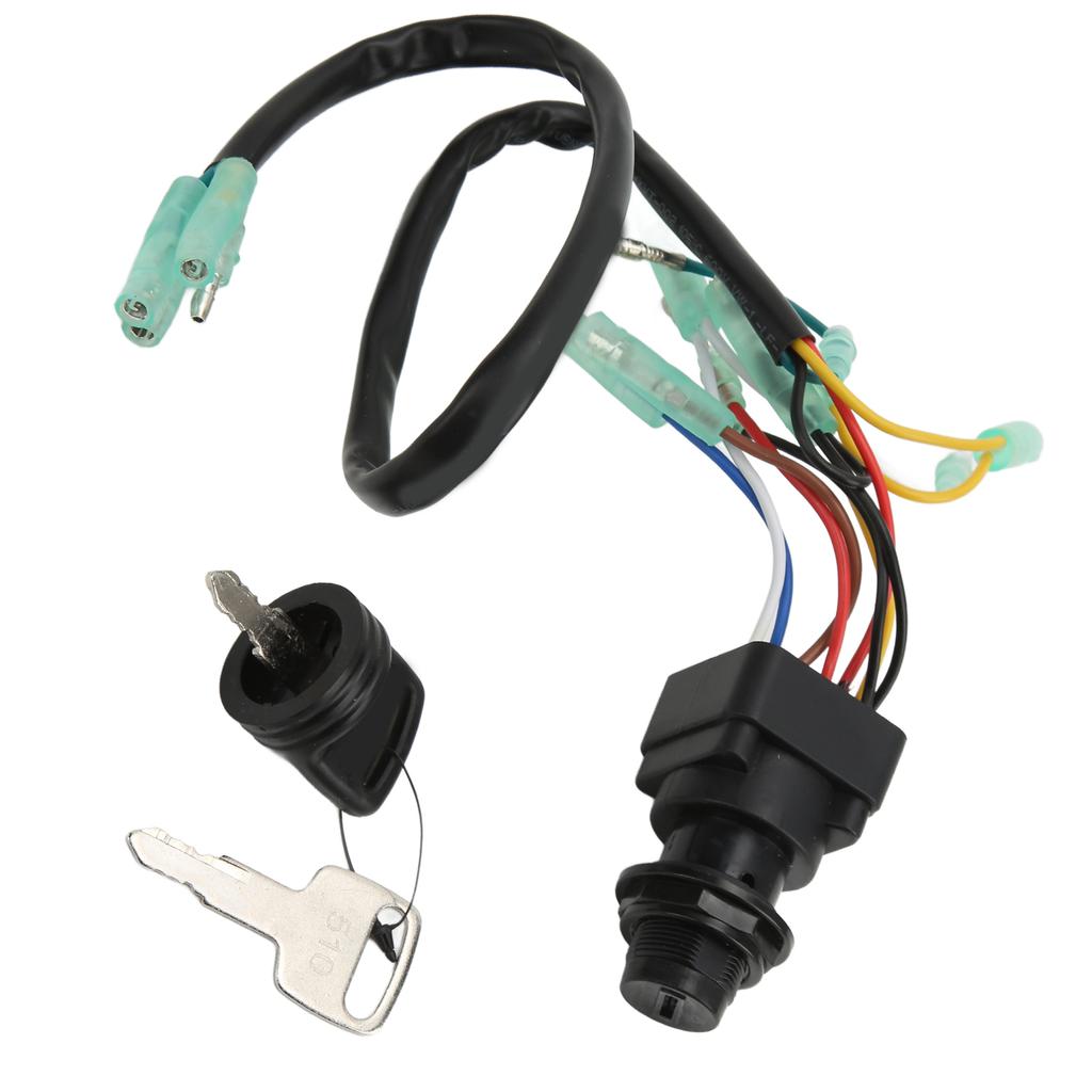 10pin Remote Control Box Ignition Key Switch 703‑82510‑42‑00 Replacement for 4 Stroke 8HP‑225HP Outboard Motors