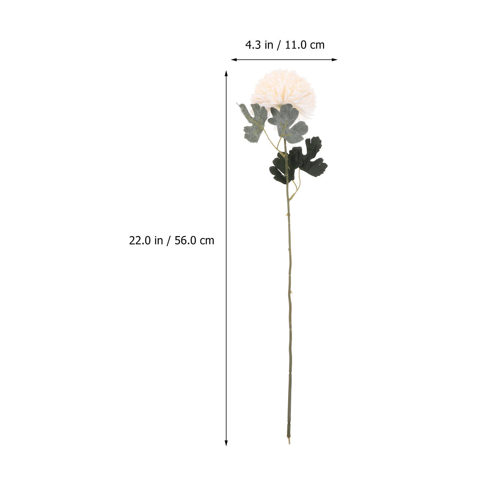 

6Pcs Fake Dandelions Simulation Floral Bouquet Realistic Home Office Wedding Banquet Decoration Elegant Faux Flowers белый