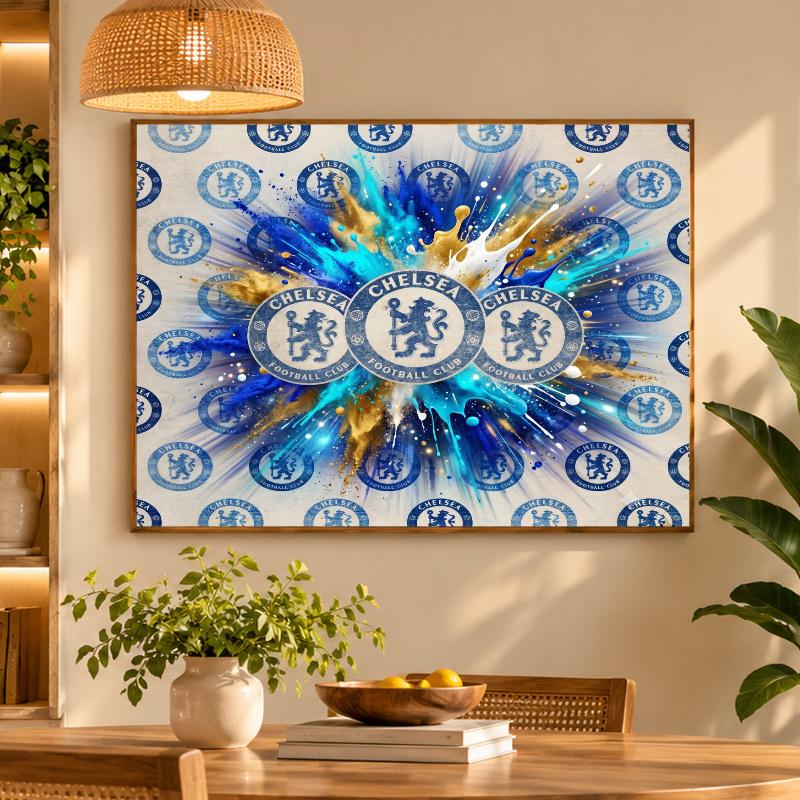 5D Diamond Painting Chelsea FC DIY Full Drill Diamond Art Kit Home Decoration