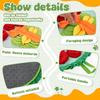 New Pet Snuffle Mat Round Rabbit Foraging Mat Foldable Portable Bunny Puzzle Mat Pet Supplies for Guinea Pig Kitten and Puppy